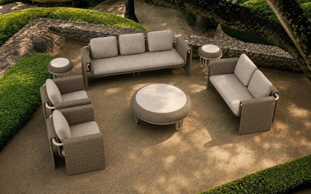 leather free outdoor furniture