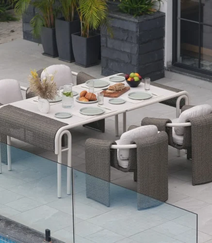 outdoor dining furniture layout planning dehradun
