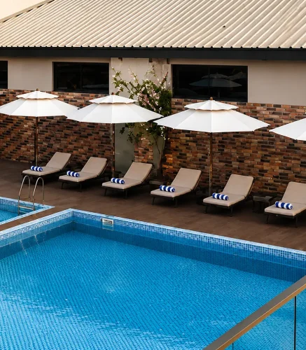 poolside furniture goa villas resorts